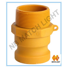 Male BSPT Threaded Nylon Cam and Groove Couplings